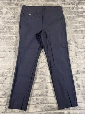 Premise Spanx Dress Pant Midnight Navy Cropped Size Large